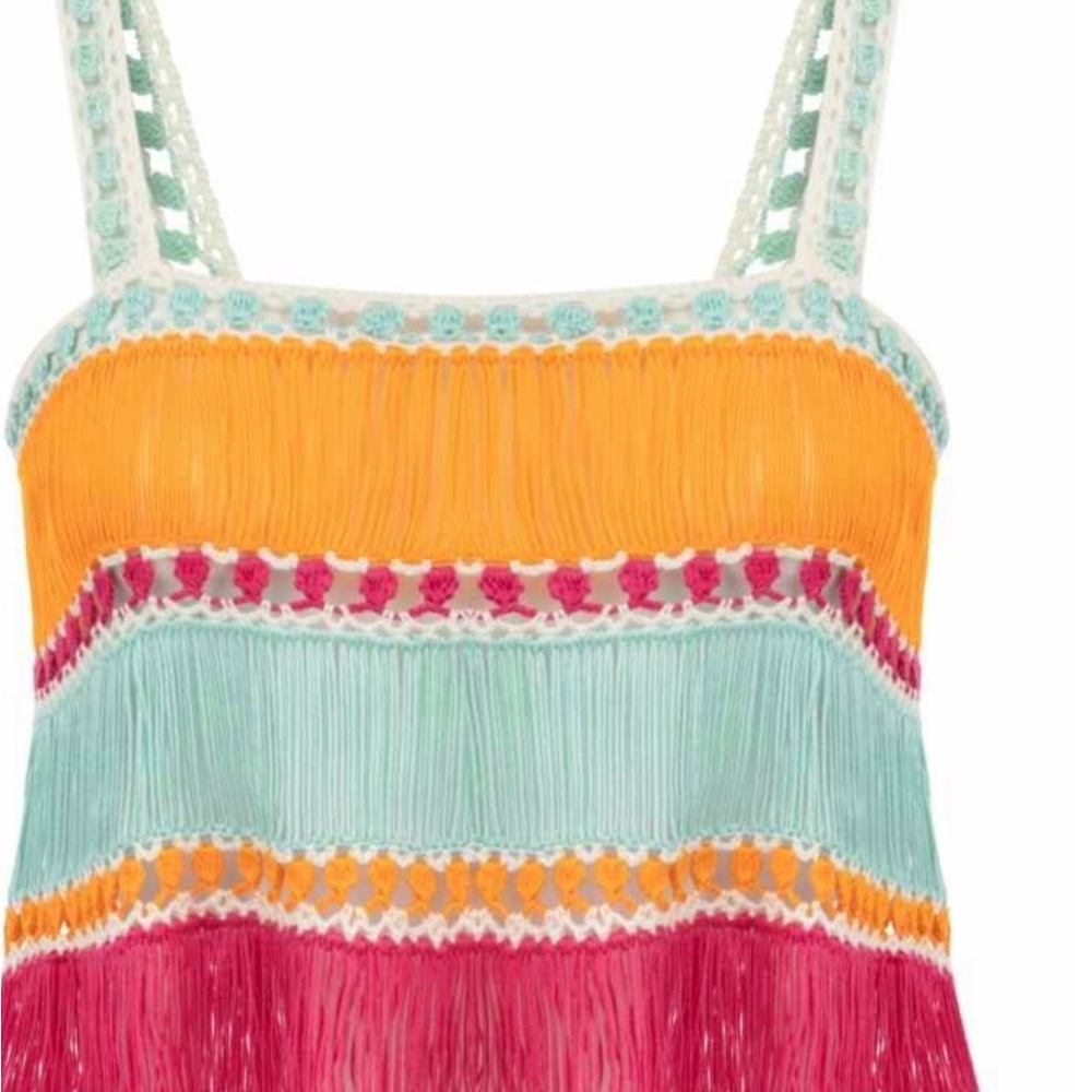 My Beachy Side
Hand Crochet Striped Crop Top
